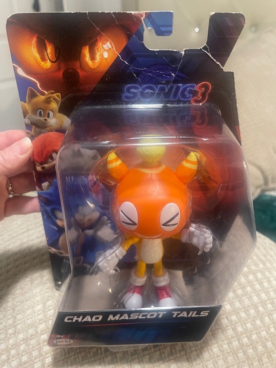Jakks Pacific Other - Sonic 3 Chao Mascot Tails Orange Figure - Official Packaging
